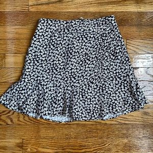 Abercrombie floral mini skirt